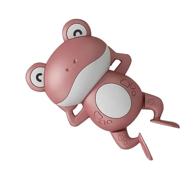 Única venda bonito dos desenhos animados animal tartaruga clássico brinquedo de água do bebê infantil nadar tartaruga enrolada corrente clockwork crianças praia banho brinquedos