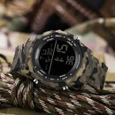 Relógio Digital Militar Camuflado Sanda: Estilo e Durabilidade à Prova d'Água
