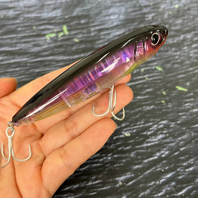 Atraente Isca Artificial Topwater Lápis Laser 17g Para Capturas Incríveis