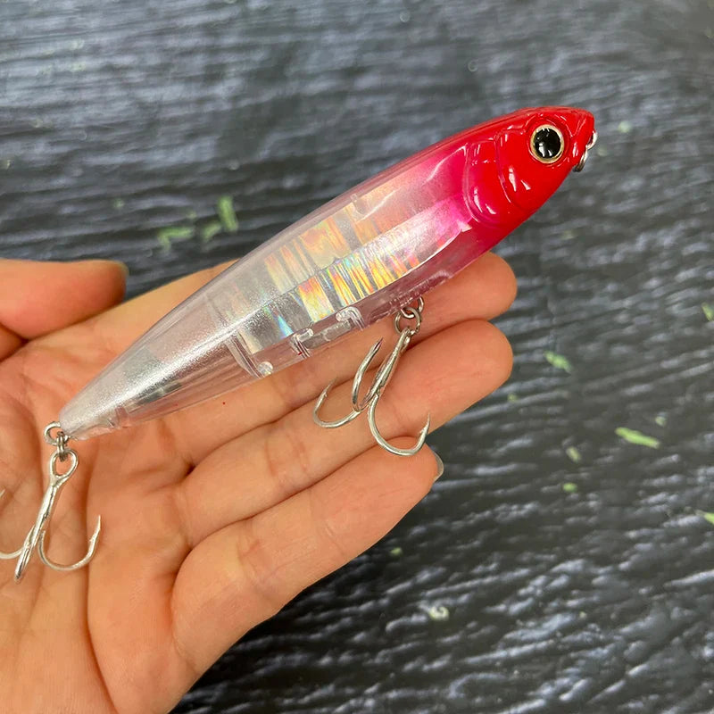 Atraente Isca Artificial Topwater Lápis Laser 17g Para Capturas Incríveis