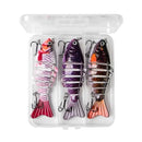 Swimbait 7 Segmentos Realista 10cm/15g para Pesca Profissional: Atraia Mais Peixes e Potencialize Suas Capturas