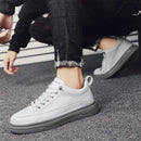 Tênis Casual Masculino em Couro Genuíno - Conforto e Estilo para o Seu Dia a Dia