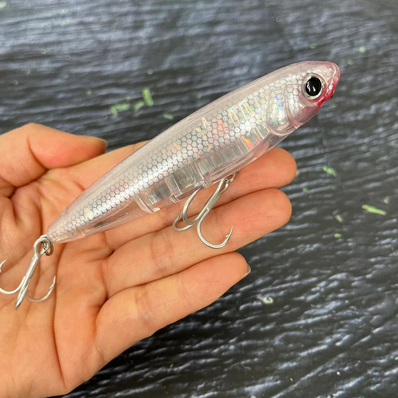 Atraente Isca Artificial Topwater Lápis Laser 17g Para Capturas Incríveis