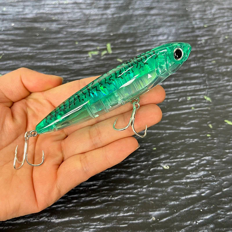 Atraente Isca Artificial Topwater Lápis Laser 17g Para Capturas Incríveis