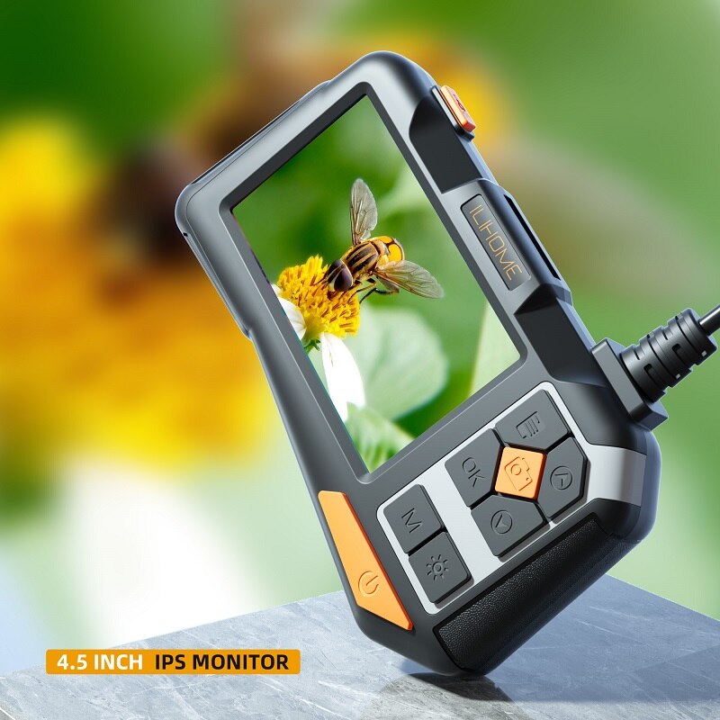 Boroscópio Lente Dupla Tela IPS À Prova D'Água