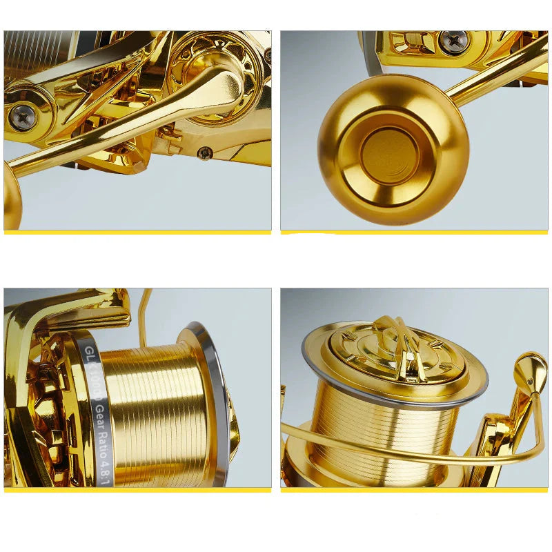 Molinete de Pesca Billings com Drag de 20kg e Carretel de Metal para Capturas Incríveis