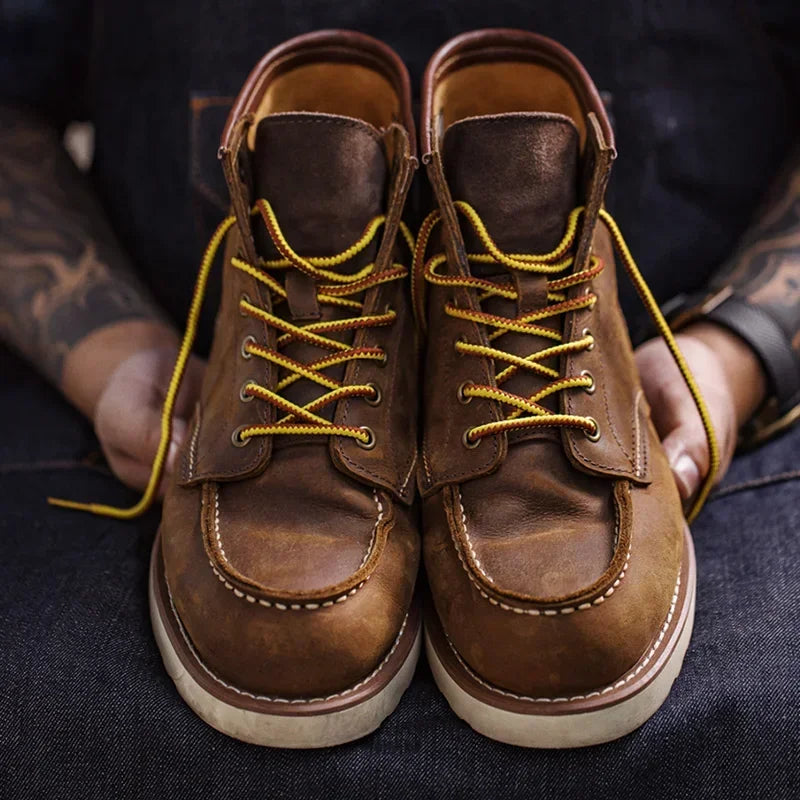 Bota Masculina de Couro Maden Vintage