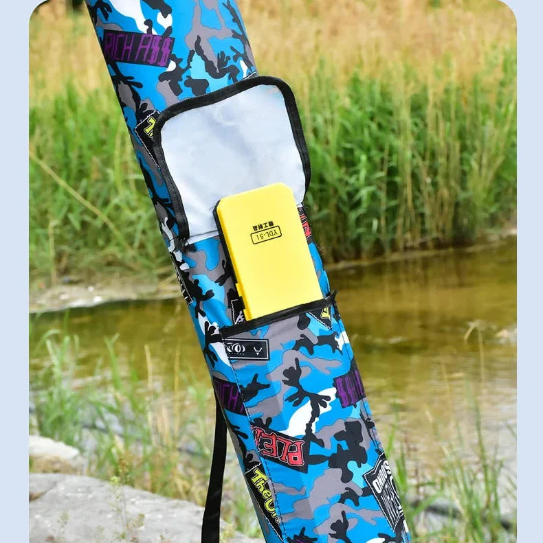 Bolsa de Pesca Camuflada Dobrável - Prática e Impermeável para Aventura Sem Limites