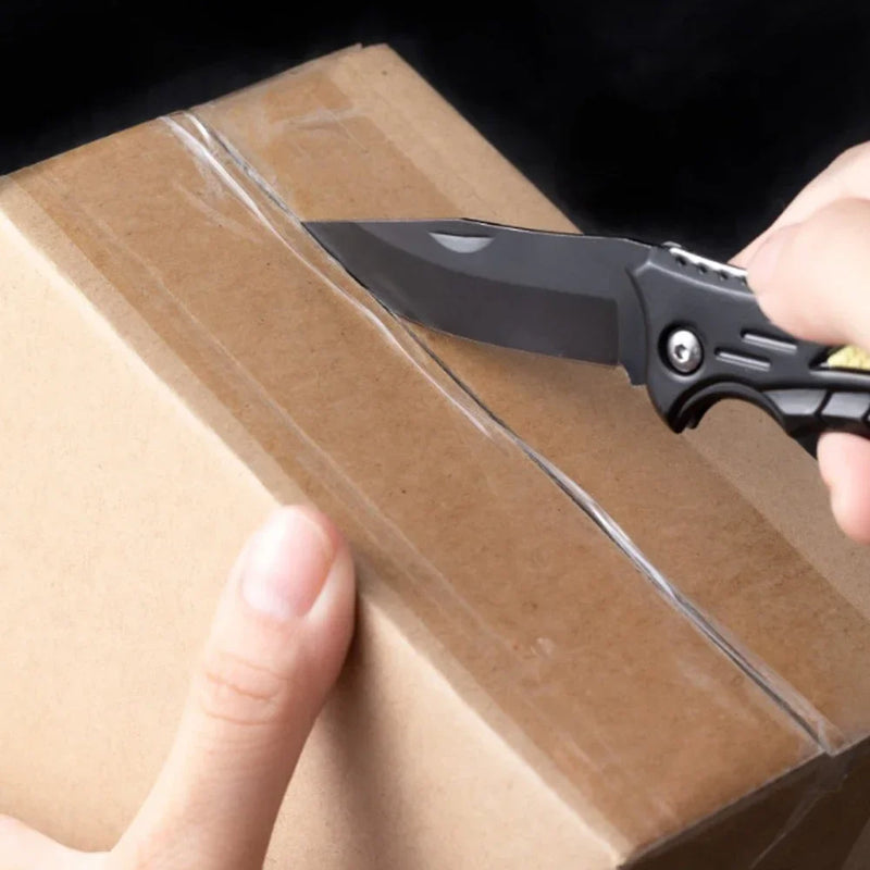 Canivete Dobrável Tático em Aço Inoxidável: Praticidade e Confiabilidade Para Suas Aventuras ao Ar Livre