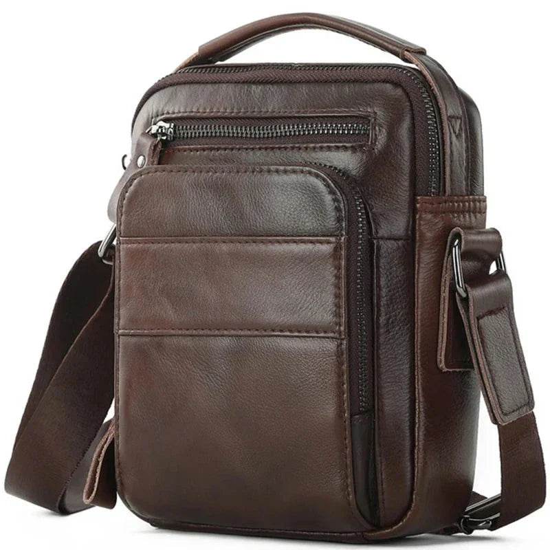 Bolsa de Ombro em Couro Genuíno - Estilo e Conforto para o Seu Dia a Dia