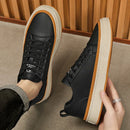 Tênis Masculino de Couro Genuíno - Estilo e Conforto para sua Rotina