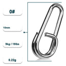 Conjunto de Snap de Pesca em Aço Inoxidável Reforçado – Disponível em 50 ou 100 Unidades para Segurança e Durabilidade