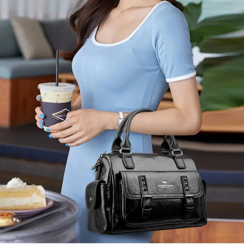 Bolsa Diva em Couro Legítimo - Elegância e Praticidade para o Dia a Dia
