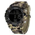 Relógio Digital Militar Camuflado Sanda: Estilo e Durabilidade à Prova d'Água