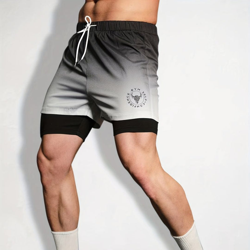 Short Academia Masculino 2 em 1 Liberty