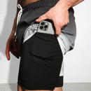 Short Academia Masculino 2 em 1 Liberty