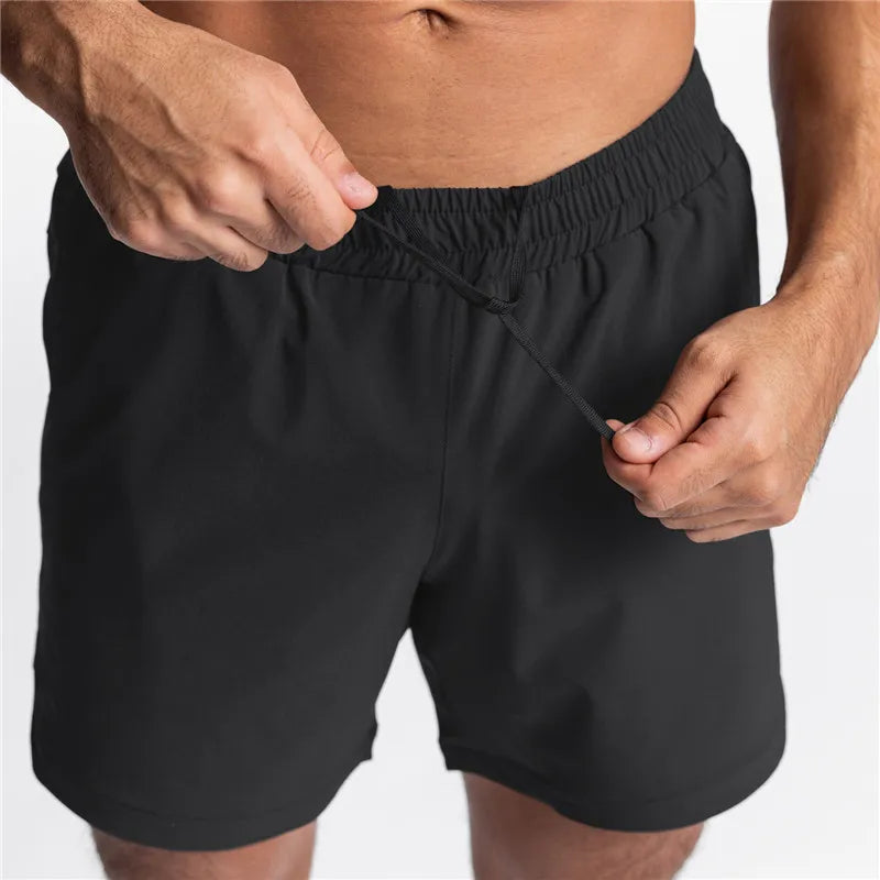 Short Masculino de Academia Preto