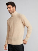 Suéter Masculino Caqui Simple Man