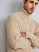 Suéter Masculino Caqui Simple Man