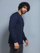 Suéter Masculino Tricot Azul Royal