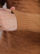 Suéter Tricot Masculino Marrom Clássico