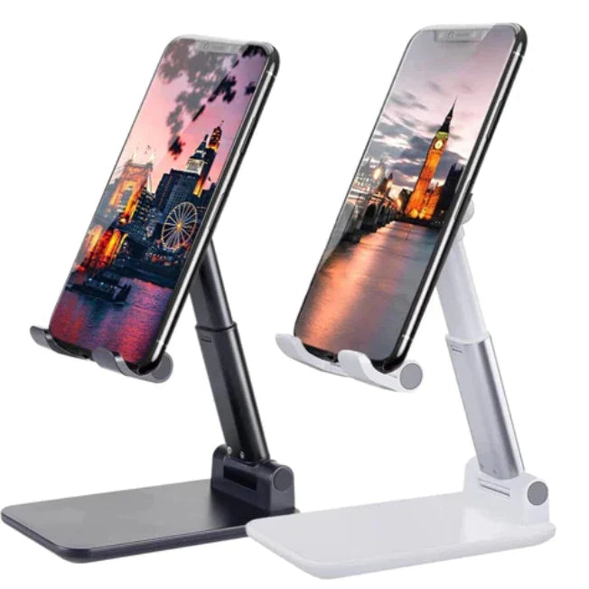 Suporte Ajustável para Celular e Tablet - Leve Conforto e Praticidade para Sua Rotina
