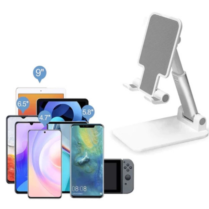 Suporte Ajustável para Celular e Tablet - Leve Conforto e Praticidade para Sua Rotina