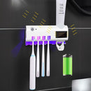 Suporte Antibacteriano para Escova de Dentes com Esterilização UV - Proteja Seu Sorriso