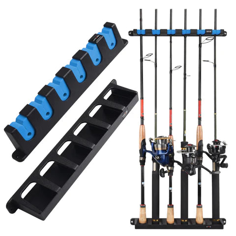 Organizador de Varas de Pesca de Parede - Para 6 Varas
