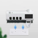 “Suporte com Luz UV para Esterilização Segura da Escova de Dentes”