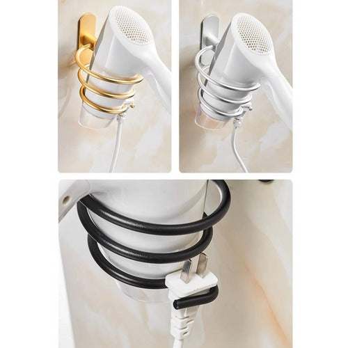 Suporte de Parede para Secador de Cabelo em Alumínio: Organização e Praticidade para Seu Dia a Dia