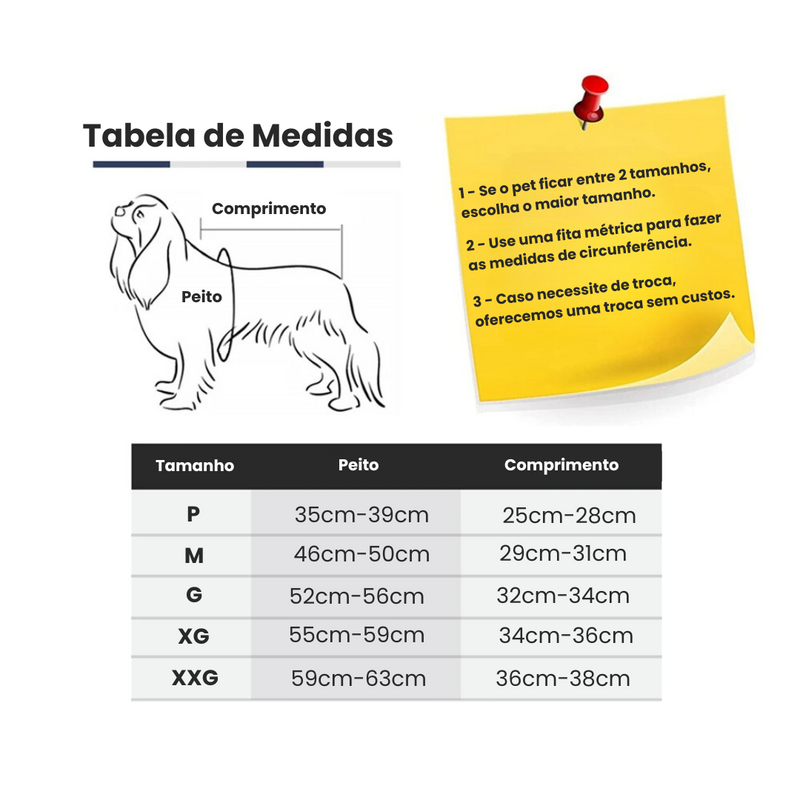 Confortável Roupinha de Polo com Botões para Pugs e Buldogues