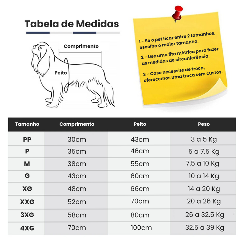 Confortável Pijama de Moletom Para Cachorros