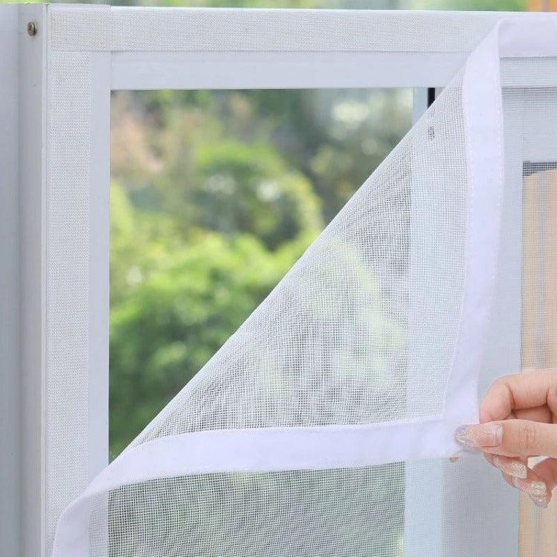 Proteção Confortável: Tela Mosquiteira com Velcro Removível para Janela - InsectGuard