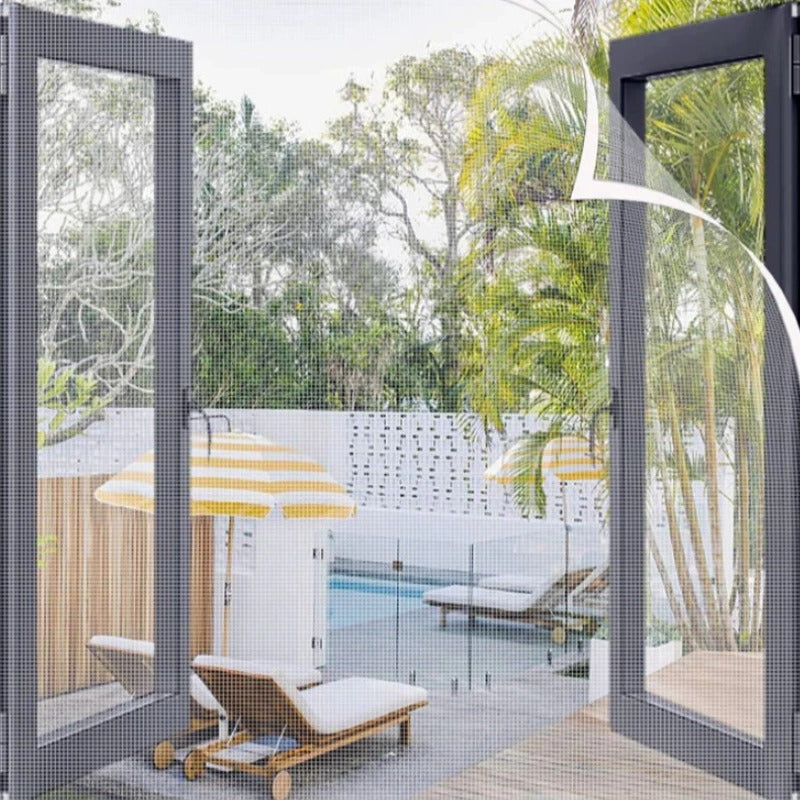 Proteção Confortável: Tela Mosquiteira com Velcro Removível para Janela - InsectGuard