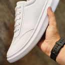 Tênis Branco Masculino Casual Sola Alta Viego