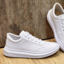 Tênis Branco Masculino Casual Sola Alta Viego