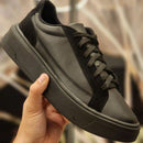 Tênis Preto Masculino Casual Sola Alta Kalvin