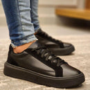 Tênis Preto Masculino Casual Sola Alta Kalvin