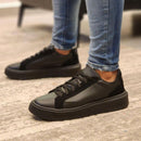 Tênis Preto Masculino Casual Sola Alta Kalvin