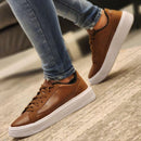 Tênis Sapatenis Masculino Casual Marrom Flex