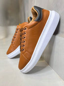 Tênis Masculino Casual Marrom Basic