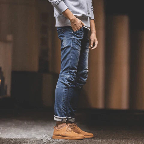 Tênis Masculino de Couro Maden Marrom