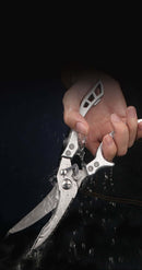 Tesoura de Cozinha Multifuncional em Aço Inoxidável para Facilitar Seu Dia a Dia