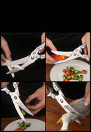 Tesoura de Cozinha Multifuncional em Aço Inoxidável para Facilitar Seu Dia a Dia