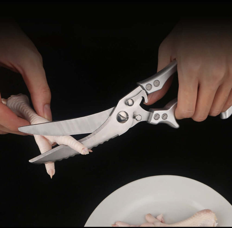 Tesoura de Cozinha Multifuncional em Aço Inoxidável para Facilitar Seu Dia a Dia