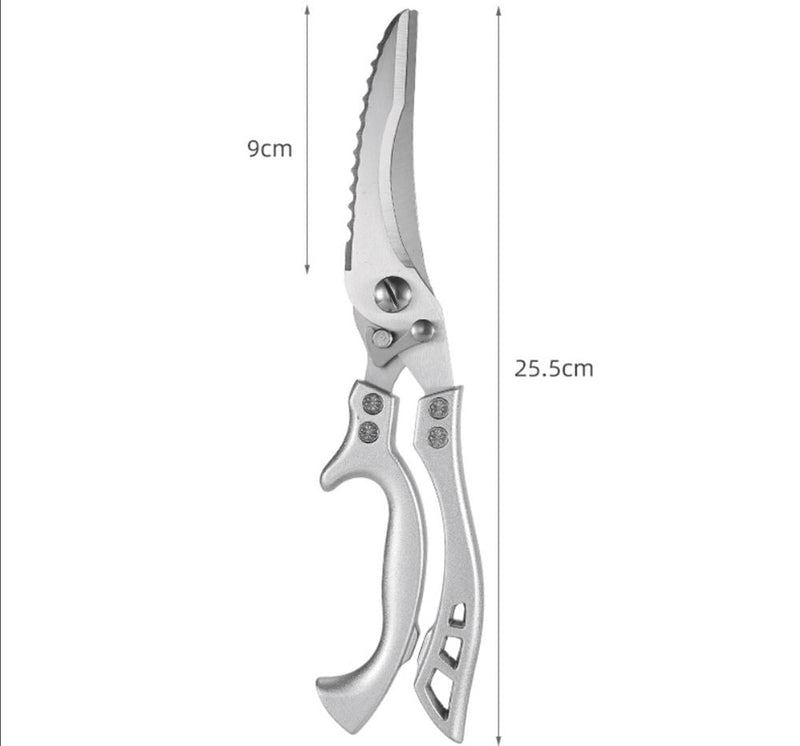 Tesoura de Cozinha Multifuncional em Aço Inoxidável para Facilitar Seu Dia a Dia