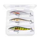 Kit de Iscas Flutuantes Minnow TREHOOK - 3 Peças para Capturas Incríveis