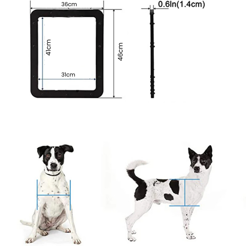 Porta Anti Mordida para Pets: Acesso Prático e Seguro para Cães e Gatos