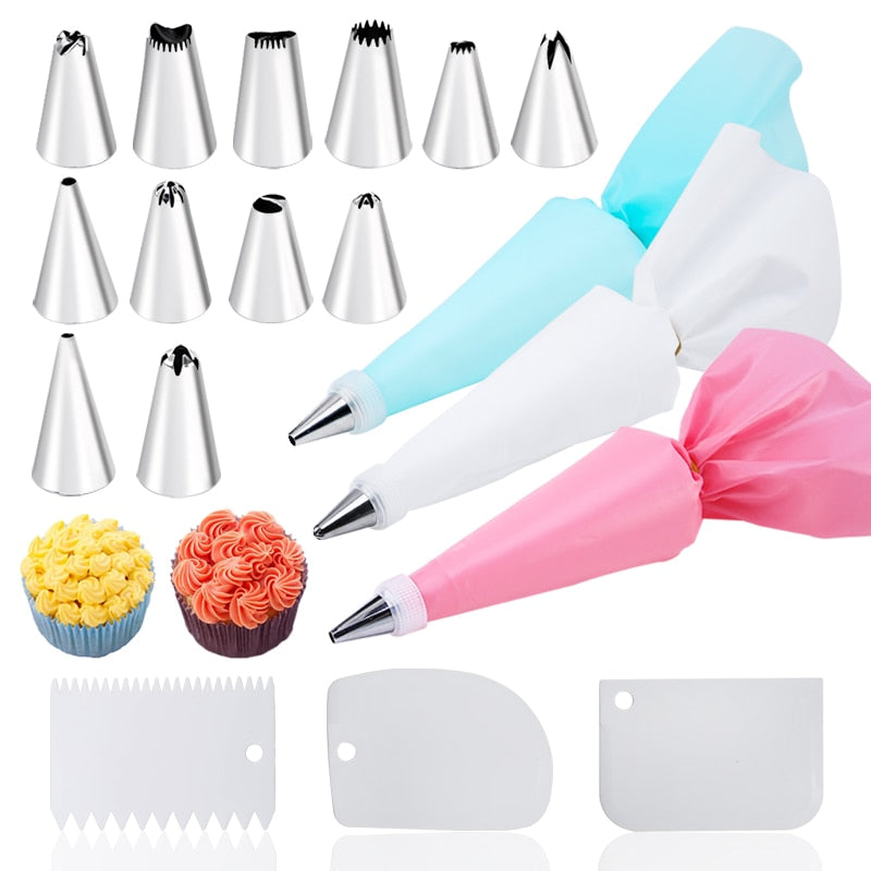 Kit Confeitaria Iniciante em Silicone